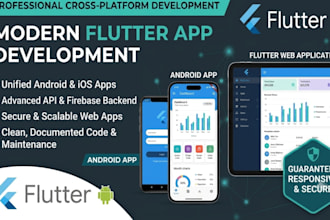 do mobile app development in flutter and dart
