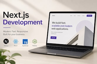 build a modern next js website