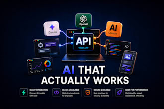 integrate openai, gemini or claude API into your web or mobile app