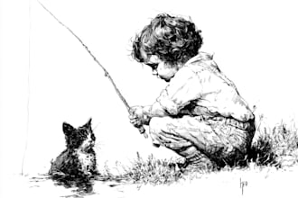 create pen and ink illustrations