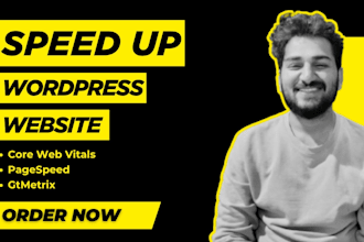 speed up wordpress website and fix core web vitals pagespeed score