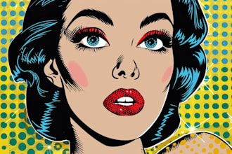 draw your photo into amazing pop art roy lichtenstein