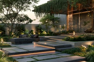 do landscape designing home garden high quality renderings