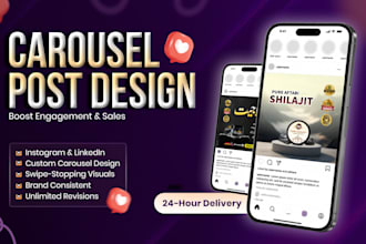 create a professional carousel post design for social media