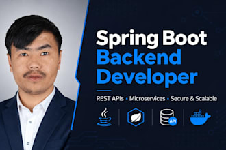 build java spring boot rest apis and microservices