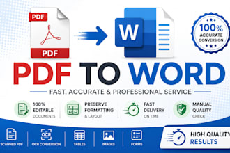 convert PDF to editable word quickly and accurately