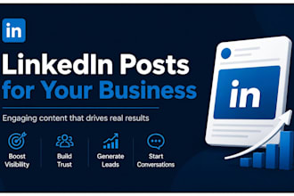 write engaging linkedin posts for your business
