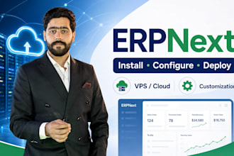 install, configure and deploy erpnext on vps or cloud