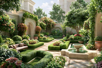 do landscape designing home garden high quality renderings