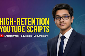 write high retention youtube video scripts