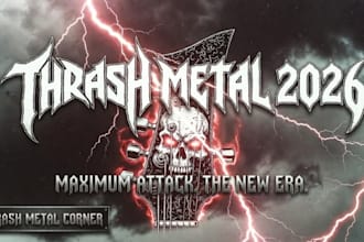 create a thrash metal and heavy metal logo design