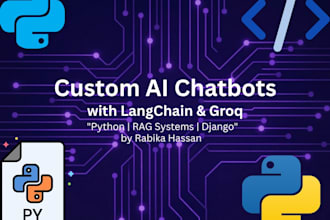 build a custom ai chatbot using langchain and groq api python