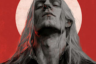 draw realistic fantasy horror character illustration