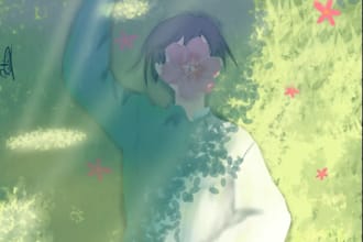 create dreamy and atmospheric digital art with an ethereal aesthetics