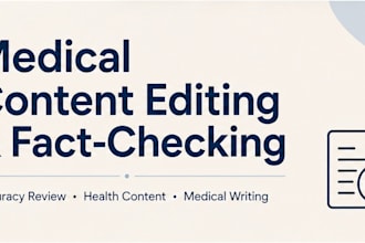 fact check and edit your medical or health content for accuracy