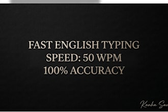 do fast english typing from PDF, images, or books to word