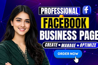 create and setup facebook business page professionally