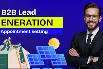 b2b lead generation and appointment setting for roofing and solar