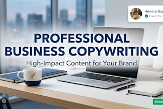 do professional business copywriting and content writing