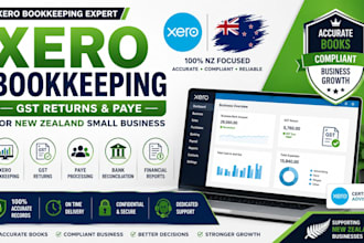 do xero bookkeeping gst returns and paye for new zealand small business