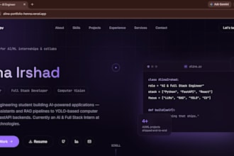 build an ai powered web app with python fastapi and react