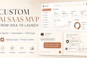 build a custom ai saas mvp for your startup