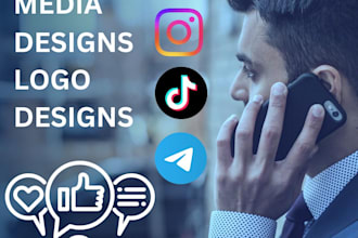 design social media logo