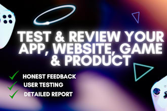 test and review your app on play store with excellent feedback