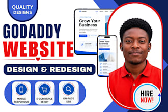 redesign godaddy website fix godaddy mobile design connect godaddy domain
