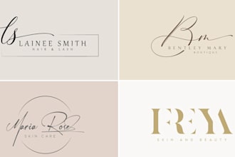 do modern beauty makeup artist cosmetic or spa logo for your brand