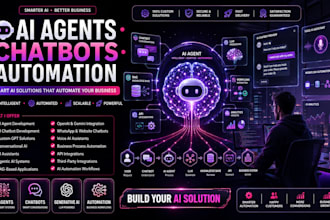 develop ai agents, chatbots, and custom ai automation solutions