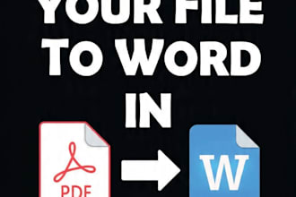 convert PDF to word with perfect formatting and retyping
