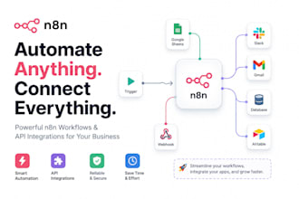 develop n8n workflows and API integrations