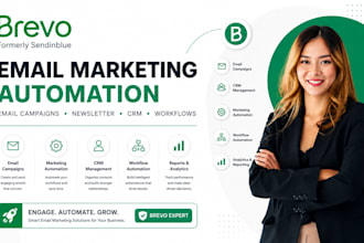 brevo email marketing automation brevo email campaigns newsletter crm workflows
