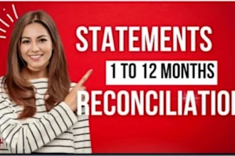 reconcile bank statement PDF to editable format