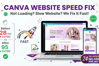create canva website not loading slow fix image compression speed boost repair