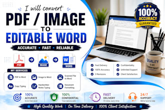 convert PDF to editable word with 100 percent accuracy