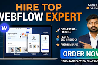 design redesign or clone a professional webflow website
