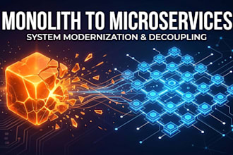migrate your legacy monolith system to java microservices
