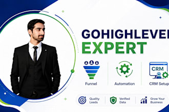 setup gohighlevel crm website funnel and automation