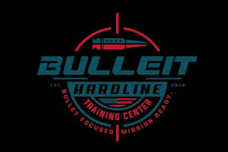 design greatest modern gun range logo