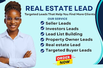 do real estate lead generation, skip tracing and motivated seller leads