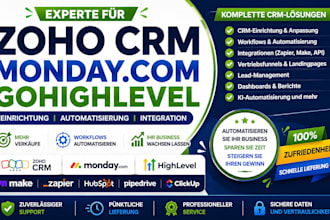 pipedrive hubspot zoho crm gohighlevel asana monday crm podio und dolibarr ein