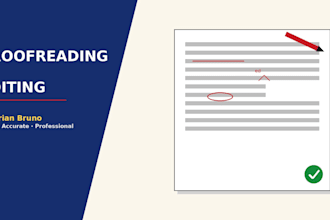 proofread and edit your english writing