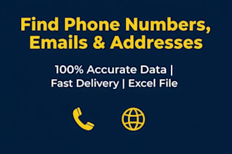 do skip tracing for USA phone numbers and emails