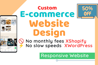 develop a fast loading ecommerce website online store