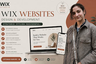 create a modern wix website using ai and no code