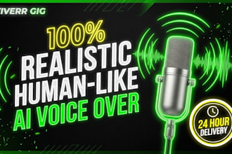 make realistic ai voice over for youtube videos and reels