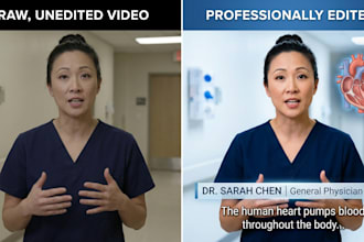 edit medical and doctor youtube and tiktok videos