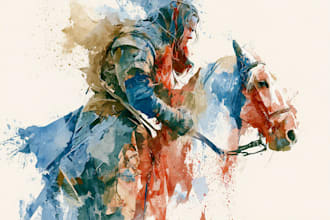 create you an amazing watercolor illustration
